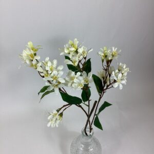 Artificial Spring Blossom Branch Ivory