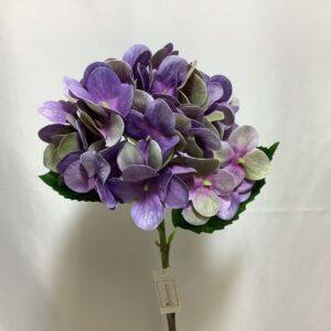 Artificial Real Touch Single Hydrangea Purple