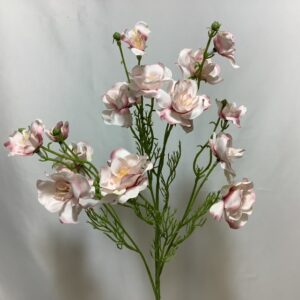 Artificial Callie Blossom Spray Barley Pink