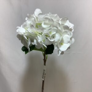 White Artificial Real Touch Hydrangea Spray