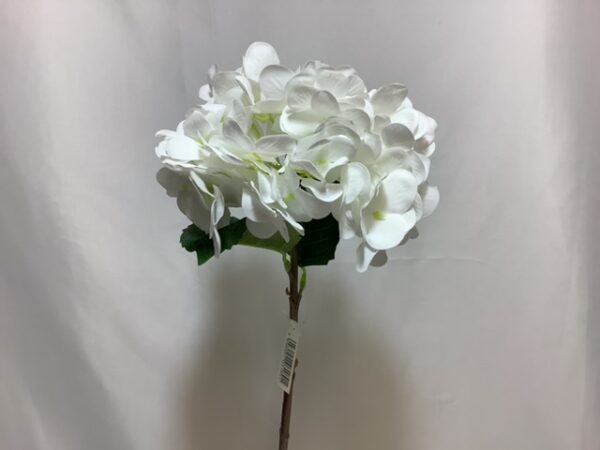 White Artificial Real Touch Hydrangea Spray