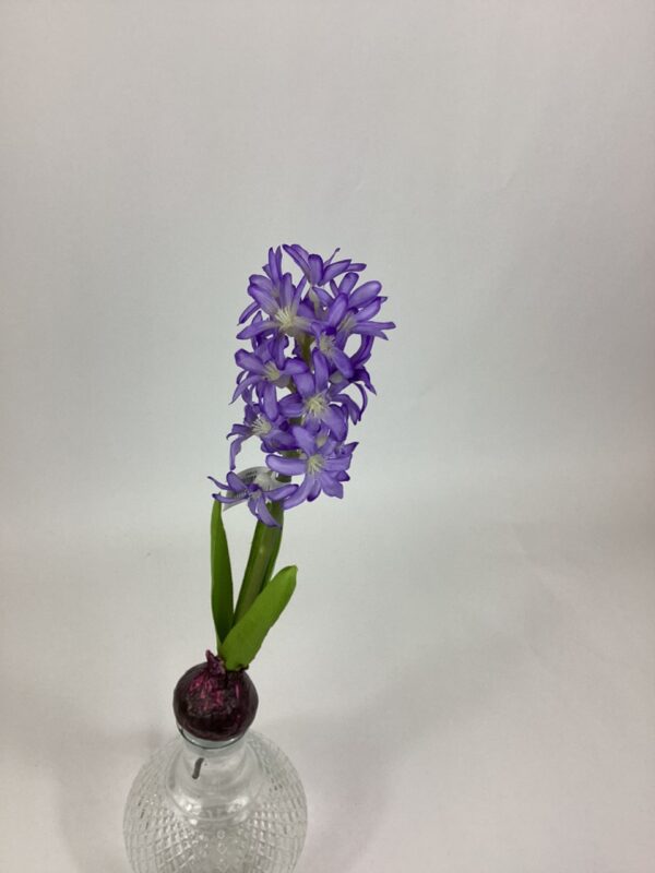 Artificial Single Hyacinth with Bulb/Spike Purple