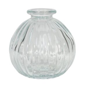 8cm Glass Helena Vase Clear