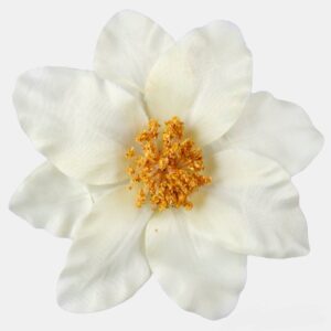 Artificial 12cm Clematis Heads (Pack 12) Ivory