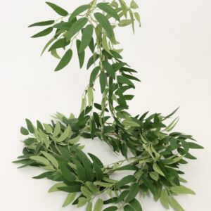 200cm Artificial Ruscus Leaf Garland Green