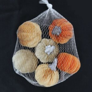 Small Velvet Pumpkins (Bag 6) Mixed