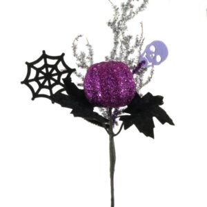 Halloween Pumpkin/Web Spray Black/Purple