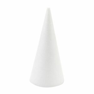 OASIS® Styropor Cone - White 26cm x 12cm