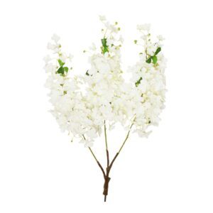 85cm Cream Hydrangea Blossom Branches (Pack 10) by Sincere Floral