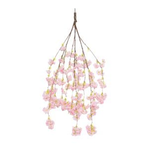 110cm Pink Hanging Artificial Cherry Blossom Branches (Pack 10) by Sincere Floral