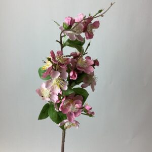 Artificial Dried Blossom Branch Hot Pink