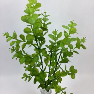 Artificial Large Plastic Eucalyptus Leaf Spray Light Green