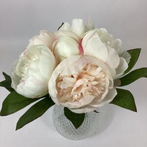 Artificial Mixed Peony (Bundle 6) Ivory/Pale Pink