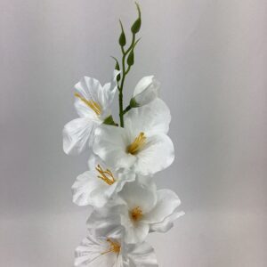 Satin Gladiolus Spray White