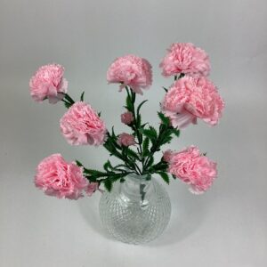 Artificial Carnation Bush Pink