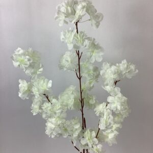 Artificial Cherry Blossom Branch White