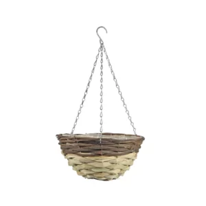12" Round Hawes Hanging Basket - Lined