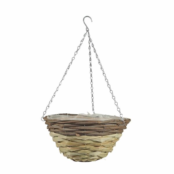 14" Round Hawes Hanging Basket - Lined