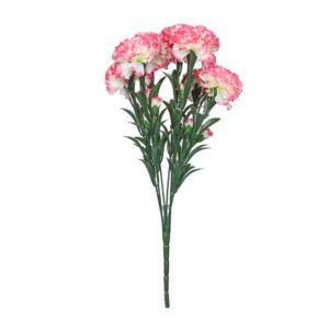 Pink Artificial Carnation Bush