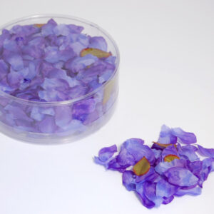 Artificial Delphinium/Rose Petals (554pcs) Blue