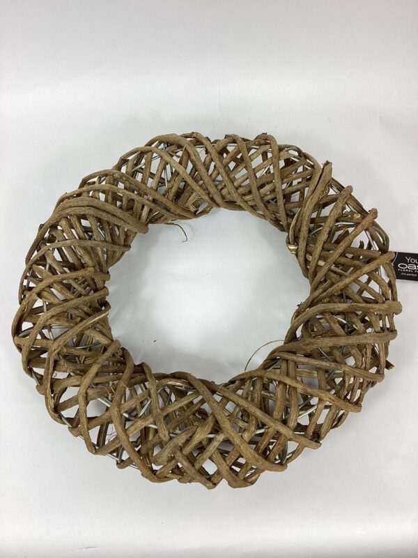 37cm (16 inch) Carrizo Wreath Ring Natural